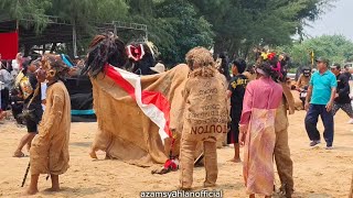 KESURUPAN MASSAL FESTIVAL THAKTHAKAN PESISIR PANTAI TUBAN👹👺festival thakthakan pantaituban [upl. by Imhsar381]