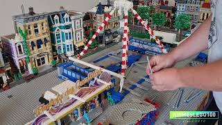 Lego Kirmes Crazy Beach Party Timelapse  KirmesLego100 [upl. by Brine733]