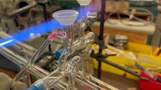 Schlenk Line Build Scientific Glassblowing [upl. by Slade]