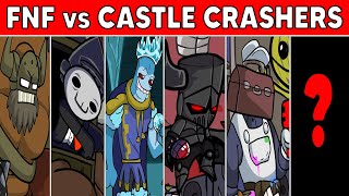 FNF vs Castle Crashers Boss Rush Revived FULL WEEK Friday Night Funkin MOD FNF Mods [upl. by Notniuqal]