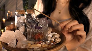 ASMR Power Stone Healing  Energy Cleansing Roleplay Reiki Massage Layered Sounds [upl. by Emia]