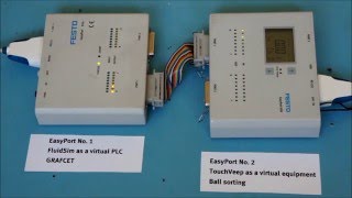 Virtual PLC FluidSim GRAFCET control a virtual equipment EasyVeep [upl. by Kentigerma]