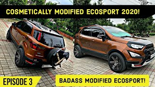 Cosmetically Modified currentgen Ford EcoSport  Modified Ford EcoSport Trend 2020  EcoSport 2020 [upl. by Jurdi]