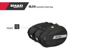 Alforjas de moto Shad SL58 expandibles 46l a 58l [upl. by Obadiah]