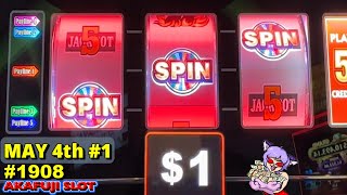 Monopoly Cash Wheel  Triple Double Blazing 7s at Yaamava Casino [upl. by Ecissej]