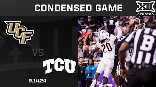 UCF vs TCU Condensed Game  2024 Big 12 Football [upl. by Roede715]