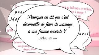 Massage pendant la grossesse  Secrets de filles [upl. by Anrehs631]