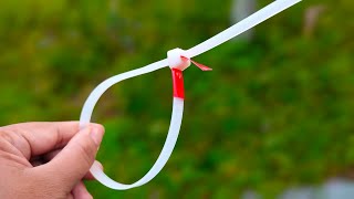 Few People Know About This 6 Cable Ties Tricks  Tips amp Hacks That Work Extremely Well [upl. by Weingartner]