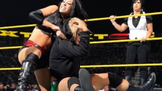 WWE NXT Kaitlyn vs Maxine [upl. by Enoved]