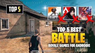 Top 5 Best Battle Royale Games Like PUBG amp Free Fire  Hidden Battle Royale Games OnlineOffline [upl. by Rehtnug]