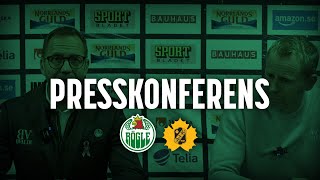 Presskonferens Rögle  Skellefteå 13 [upl. by Kcirdaed]