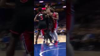 HUGE 4 man COLLISION has Embiid amp Harden DOWN😳 shorts [upl. by Yseulta624]