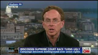 CNN Intense battle for Wisconsin supreme court [upl. by Aridnere]