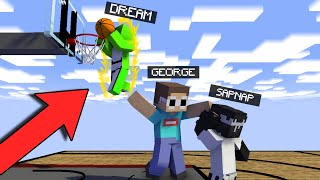 Dream and George BULLYING Sapnap in Minecraft Basketball [upl. by Cowen]