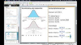 Normalfordeling uden hjælpemidler [upl. by Twelve]
