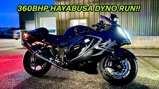 360bhp Hayabusa Dyno Run With Flames [upl. by Sammons624]