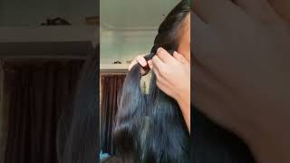 Designer Choti hairstyle 💜❤️easyhairstyle shortvideo ytshort vairalvideo hairstyleforlonghair [upl. by Stearne]