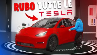 Rubo TUTTE le TESLA del concessionario su GTA 5 RP [upl. by Bridwell]