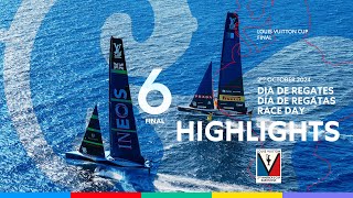 Louis Vuitton Cup Final Day 6 Highlights [upl. by Amein]