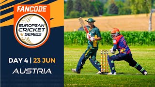 🔴 FanCode European Cricket Series Austria 2022  Day 4  T10 Live Cricket [upl. by Eiluj142]