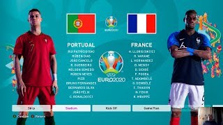 PES 2020  FRANCE VS PORTUGAL EURO 2020  Full Match  All Goals HD [upl. by Gerome]