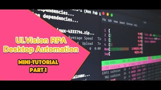 UIVision Desktop Automation  MiniTutorial Part 1 [upl. by Jackqueline]