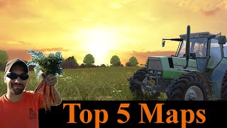 Farming Simulator 2015 Top 5 maps [upl. by Emmye]