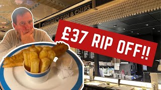 Reviewing TOM KERRIDGES EXPENSIVE £37 FISH AND CHIPS A HUGE RIP OFF [upl. by Catharina]