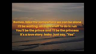 Love Story  Taylor Swift Lyric Video [upl. by Bove]