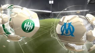 SaintEtienne  Olympique de Marseille FIFA 13  Ligue 1 20122013 37ème Journée  CPU Vs CPU [upl. by Elohcan]