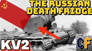 THE RUSSIAN DEATH FRIDGE The KV2 In War Thunder  CF [upl. by Latrena871]