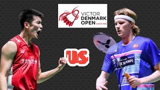 anders antonsen DEN VS li shifeng CHN  MS  QF  VICTOR DENMARK OPEN 2024 [upl. by Sima876]