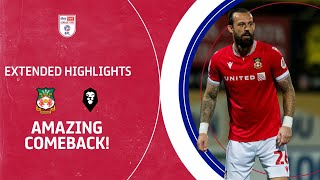 AMAZING COMEBACK  Wrexham v Salford City extended highlights [upl. by Dickinson]