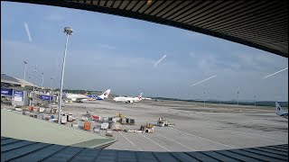 View from the Global Lounge of Kuala Lumpur International Airport [upl. by Sset]