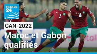 CAN2022  Le Maroc et le Gabon qualifiés 22 • FRANCE 24 [upl. by Fujio]