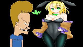 MUGEN BEAVIS VS PARSEE MIZUHASHI KAWAII INTRO [upl. by Metcalf26]