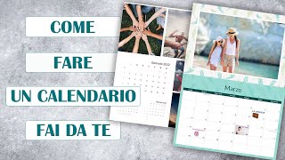 Come fare un calendario fai da te con Foto Festività e tanto altro [upl. by Gnahk]