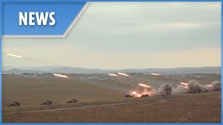 Vostok 2018 Large scale shooting from the Uragan MRSA [upl. by Relyhs]