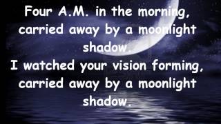 Groove Couverage  Moonlight Shadow with lyrics [upl. by Narat609]