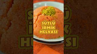 Sütlü İrmik Helvası 😋 yemekcom irmikhelvasi irmikhelvasıtarifi [upl. by Rukna]