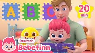 Das deutsche AlphabetLied  German ABC Song  Mix  Bebefinn Deutsch  Kinderlieder [upl. by Janella]