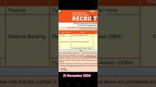 Multiple jobs on contractual basis with Bank of Baroda last date to apply is 10 December 2024 [upl. by Anerda]