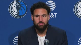 It hurts to be on the other side of a Steph Curry flurry  Klay Thompson reacts to return vs GSW [upl. by Eziechiele200]