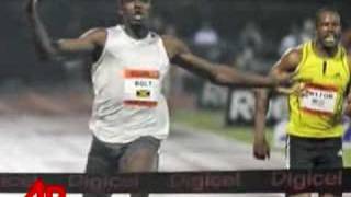 Tyson Gay Breaks US 100meter Record [upl. by Nywrad794]