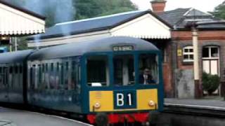 6 Car DMU leaves Llangollen [upl. by Meehar372]