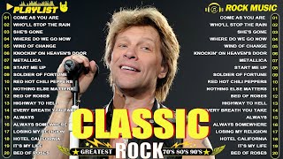 Top 100 Classic Rock All Time 80s 90s💥Best ROCK N ROLL Songs Of The 90s💥Aerosmith Nirvana ACDC [upl. by Nodnarb]