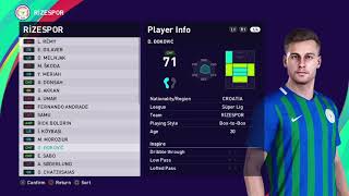 eFootball PES 2021 RIZESPOR Base Copy [upl. by Everrs394]