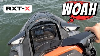 2023 seadoo RXTX 300 first ride and 2023 GTX 230 top speed [upl. by Mariande]