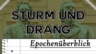 ◆ Sturm und Drang ◆ EpochenüberblickAnalysehilfe  Ausführliche Erklärung für die Schule [upl. by Kingsly]