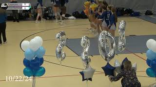 Danvers Girls Varsity Volleyball VS Marblehead HS 102224 SENIOR NIGHT [upl. by Ellerret]